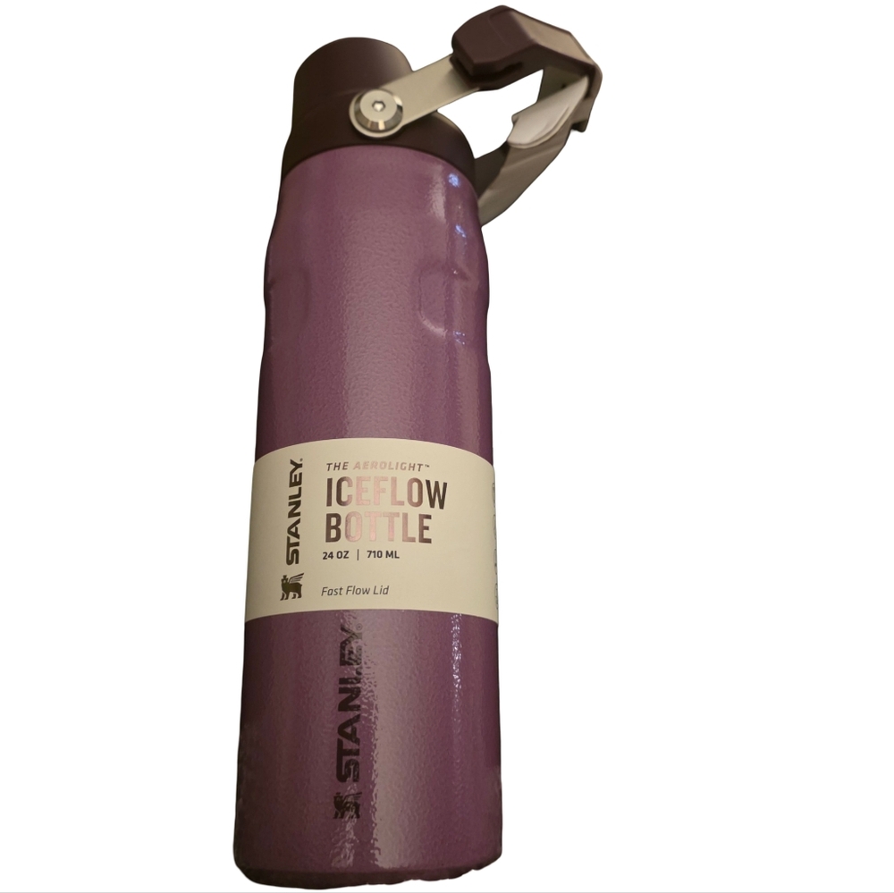 Stanley Aerolight IceFlow Bottle 24oz Fast Flow “Hammertone Lilac” NEW